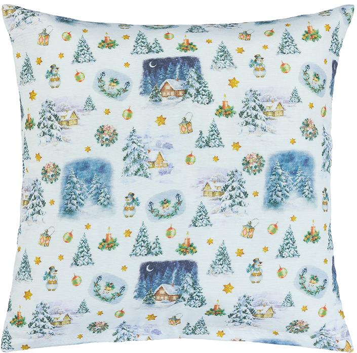 Bellatex 55/127 párnahuzat, 45×45 cm, fehér, karácsony