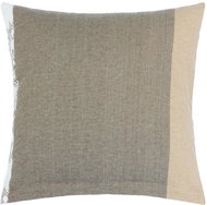 BELLATEX Linen 12/368 C 40 × 40 cm beige and coffee - Pillowcase