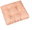 Adela 41/P207 Quilted 40 × 40cm, Uni Salmon