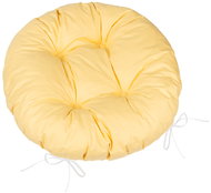 Bellatex Adéla 62/P212 kulatý prošívaný prům. 40 cm, Uni okrový - Pillow Seat
