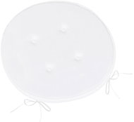 Bellatex Adéla 79/P201 kulatý hladký prům. 40 cm, Uni bílý - Pillow Seat