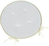 Bellatex Adéla 79/P242 kulatý hladký prům. 40 cm, Uni sv. šedý - Pillow Seat