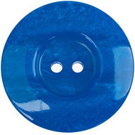 Buttons Žirovnice Button 3 cm blue brindle art 01172 set of 3 - Button