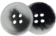 Bellatex G - button 18mm white-grey - 4752 - Button
