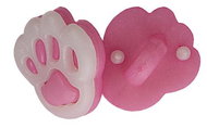 Bellatex G - button 13×11mm paw pink - 4227 - Button