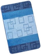 BELLATEX Bany 60 × 100 cm kocky modré - Kúpeľňová predložka