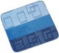 Fürdőszobai szőnyeg BELLATEX Bany 60 × 50 cm kocka - kék - Koupelnová předložka