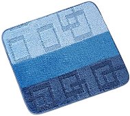 BELLATEX Bany 60 × 50 cm kocky modré - Kúpeľňová predložka