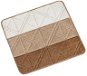 BELLATEX Bany 60 × 50 cm-es háromszögek barna színben - Fürdőszobai szőnyeg