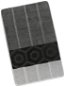BELLATEX Bany 60 × 100 cm csíkos szürke-fekete csíkok - Fürdőszobai szőnyeg