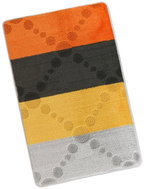BELLATEX Bany 60 × 100 cm rays grey-orange - Bath Mat