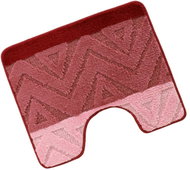 BELLATEX Bany bath mat 2 - pattern 60 × 50 810/014 chevron pink - Toilet Mat
