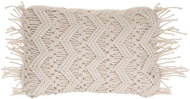BELIANI, Ozdobný polštář 30 x 45 cm světle béžový KIRIKKALE, 174320 - Pillow