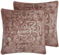 BELIANI, Súprava dvoch vankúšov 45 × 45 cm ružová VAKAYAR, 203204 - Vankúš