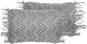 BELIANI, Súprava dvoch bavlnených vankúšov 30 × 45 cm sivá KIRIKKALE, 203225 - Vankúš