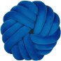BELIANI, Dekoratívny vankúš, uzol 30 × 30 cm Modrý AKOLA, 243747 - Vankúš