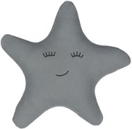 BELIANI, Detský vankúš hviezda 40 × 40 cm, sivý BHOPAL, 243772 - Vankúš