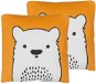 BELIANI, Sada 2 vankúšov s potlačou medveďa 45 × 45 cm oranžová WARANASI, 256932 - Vankúš
