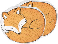 BELIANI, Sada 2 polštářů ve tvaru lišky 50 x 40 cm oranžová DHANBAD, 256938 - Pillow