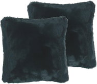 BELIANI, Sada 2 polštářů s kožešinovým efektem 42 x 42 cm zelená TANDUR, 257519 - Pillow