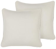 BELIANI, Sada 2 polštářů 45 x 45 cm bílá HELIOTROPE, 307657 - Pillow