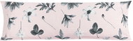 BELLATEX Cover - spare husband pillow KREP 45 × 120 cm, meadow pink - Pillowcase