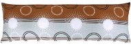 Bellatex povlak - Náhradní manžel polštář 45×120cm 90/239 - hnědé paprsky - Povlak na polštář