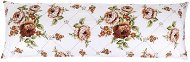 Povlak na polštář Bellatex povlak - Náhradní manžel polštář 45×120cm 90/307 - hnědá růže - Povlak na polštář