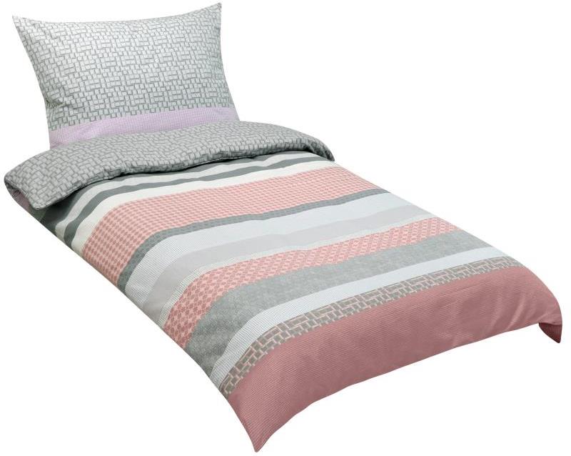 Bellatex flanel, 12/834, lila geometrikus, 140 × 200, 70 × 90 cm