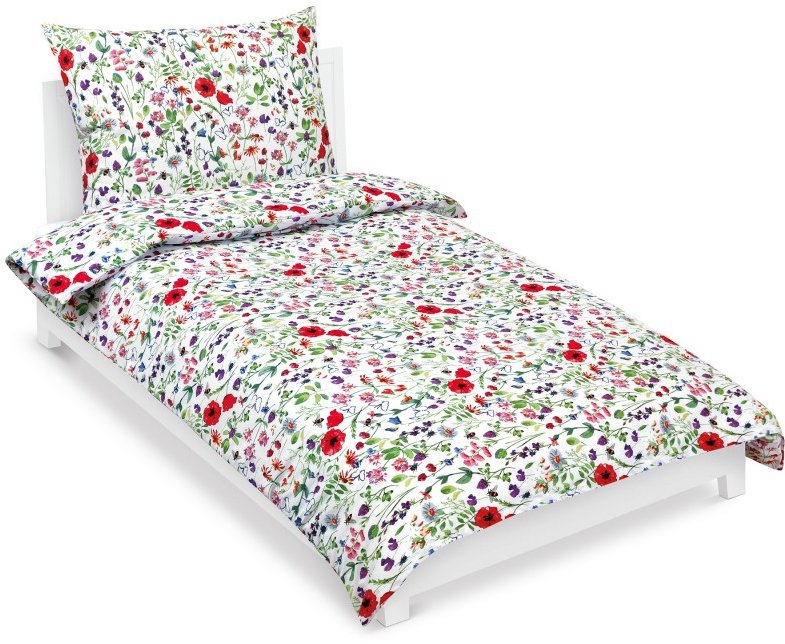 Bellatex pamut, 90/219, pipacs, 140 × 200 cm, 70 × 90 cm
