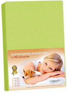BELLATEX KL1 Jersey with elastane 90 × 200 cm 338 spring green - Bedsheet