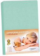 BELLATEX KL4 Jersey with elastane 180 × 200 cm 327 turquoise - Bedsheet