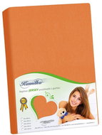 BELLATEX Jersey 90 × 200 cm, 049 mandarinkové - Bedsheet