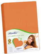 BELLATEX Jersey 160 × 200 cm, 049 mandarinkové - Bedsheet