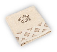 BELLATEX Terry towel 50×100 diamond D/416 with TAURUS embroidery - Towel