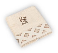 BELLATEX Froté ručník 50×100 diamant D/416 terry towel with Virgo embroidery - Towel