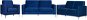 BELIANI, Zamatová sedacia súprava pre šesť osôb v námorníckej modrej FENES, 138634 - Sedacia súprava