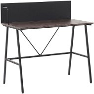 Dark wood table 100 x 50 cm HASTINGS, 207355 - Desk