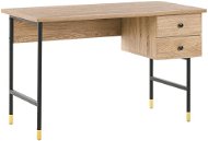 Písací stôl 120 × 60 cm svetlé drevo ABILEN, 243359 - Písací stôl