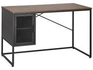 Writing desk 118 x 60 cm dark wood / black VINCE, 311509 - Writing Desk