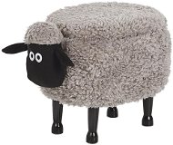 Zvířecí stolička šedá s úložným prostorem SHEEP, 245054 - Stolička