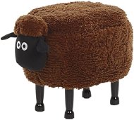 Stolička Zvieracia stolička hnedá s úložným priestorom SHEEP, 245055 - Stolička