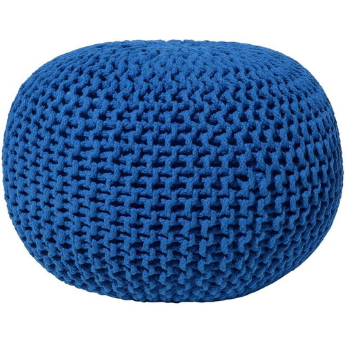 Kulatý modrý pouf 50x35 cm CONRAD, 57991 - Ottoman - Main image