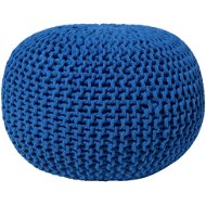 Okrúhly modrý vankúš na sedenie 50 × 35 cm CONRAD, 57991 - Taburetka