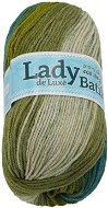 Bellatex s.r.o. Příze Lady de Luxe Batik 100g - 605 zelená, béžová - Yarn