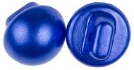 Gombík Bellatex s. r. o. G – Gombík, 10 mm, guľôčka perleťová tmavo modrá, 10 ks - Knoflík