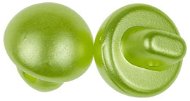 Button Bellatex s.r.o. G - Knoflík 10mm pecka perleťová zelená 10ks - Knoflík