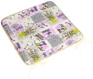 BELLATEX Adele Seat cushion 34/243 plain 40 × 40 cm patchwork lilac - Chair Cushion