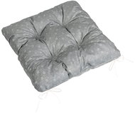 BELLATEX Adéla Seat cushion 41/227 quilted 40 × 40 cm flower grey - Chair Cushion