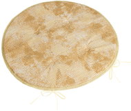 BELLATEX Adéla Seat 79/229 round smooth d.40 cm snakeskin brown - Chair Cushion